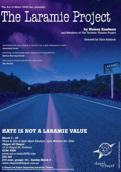 The Laramie Project is similar to Coup de tête.
