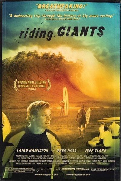 Riding Giants is similar to Hurricane Island.