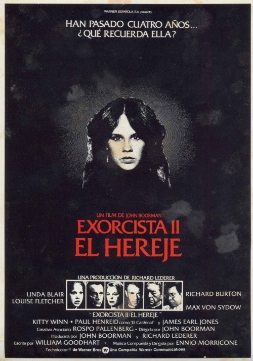Exorcist II: The Heretic is similar to En fremmed banker pa.