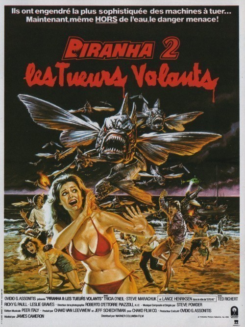 Piranha Part Two: The Spawning is similar to Golgotha.