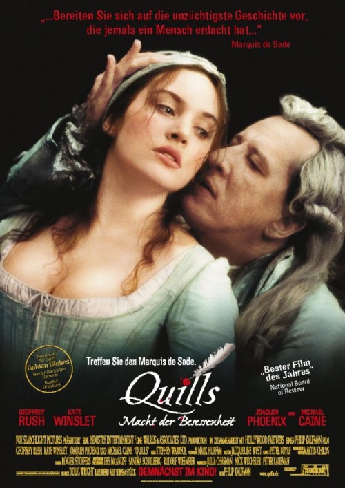 Quills is similar to Goya, historia de una soledad.