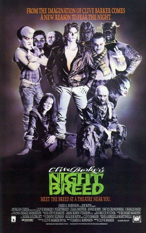 Nightbreed is similar to Naissance d'un heros.