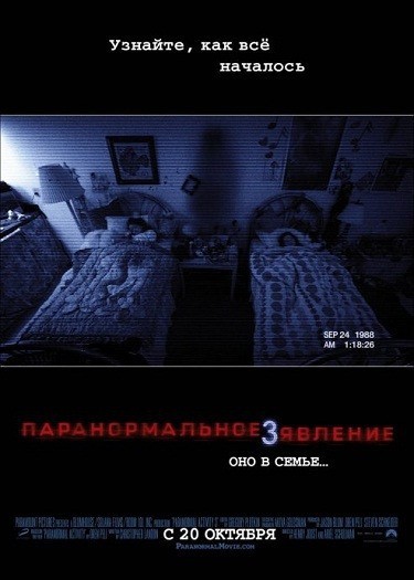 Paranormal Activity 3 is similar to Extra: In the Background of a Dream.