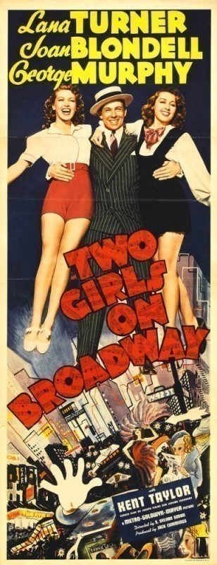 Movies Two Girls on Broadway poster