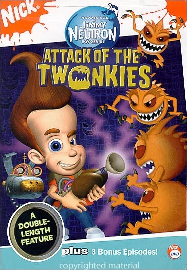 Jimmy Neutron: Attack of the Twonkies is similar to Three Can Play That Game.