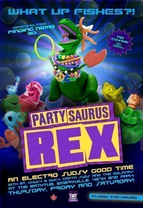 Partysaurus Rex is similar to La ley de Murphy.