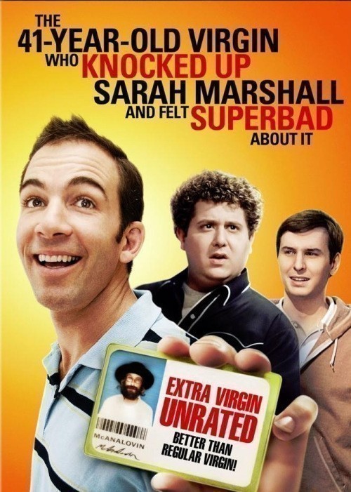 The 41-Year-Old Virgin Who Knocked Up Sarah Marshall and Felt Superbad About It is similar to Hang Up.