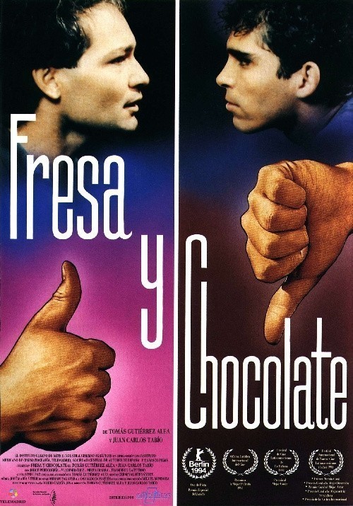 Fresa y chocolate is similar to Three Into Two Won't Go.
